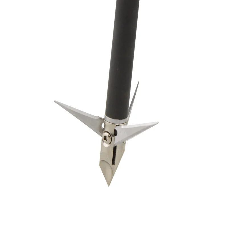 Stainless Steel Broadheads 12pcs 3 Blades 100 Grain Screw-in Arrow Tips