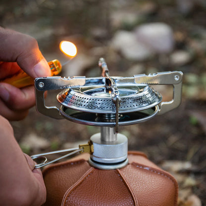 Portable Outdoor Camping Gas Stove with Adjustable Flame