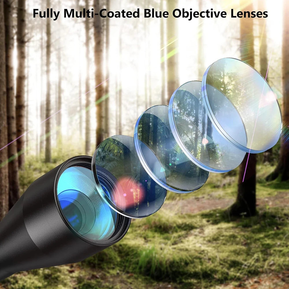 3-9X40 Hunting Deer  Rifle Scope Wire Mil Dot Reticle
