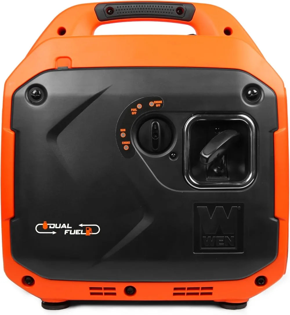 3600W Dual Fuel Portable Inverter Generator with CO Sensor, Quiet & RV Ready for Electronics