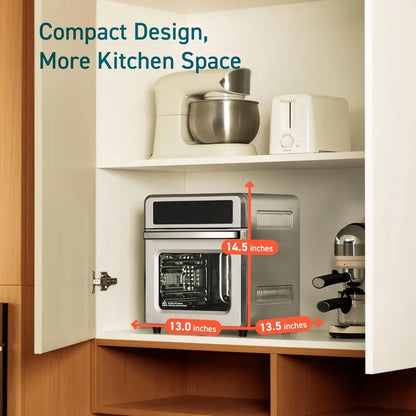 13Qt 11-in-1 Air Fryer Oven Combo with Rotisserie  Includes Recipe Book 6