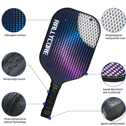 Perfect Pickleball Gift Set  Includes 2 Paddles, 4 Balls, Carry Bag,