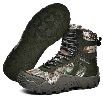 Men's waterproof hiking boots, lightweight outdoor boots,
