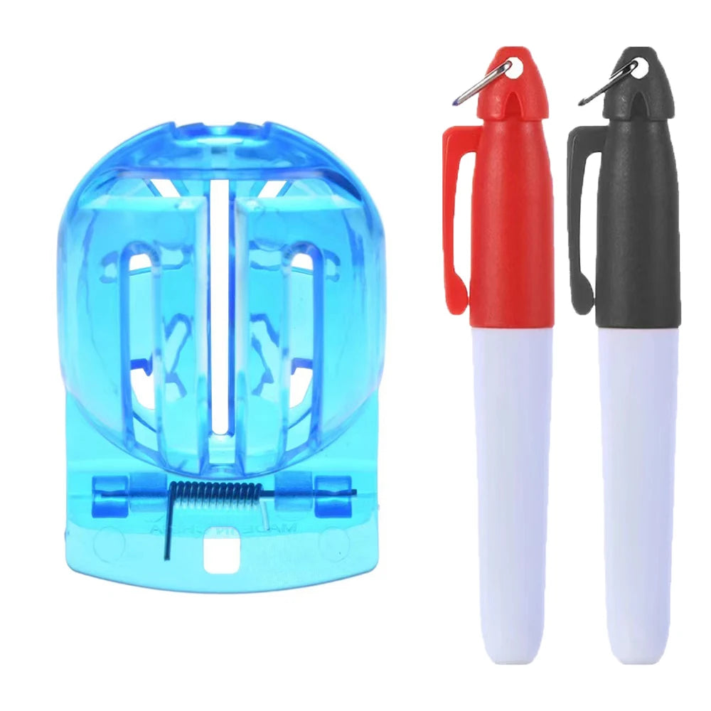 Easy-to-Use Golf Ball Line Clip, T-Shaped, Triple Line Marker