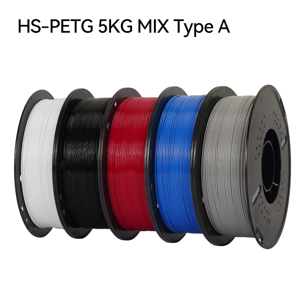 5/10KG High speed PETG For 3D Printer Bambu Lab Filament 40-500mm/s Hyper