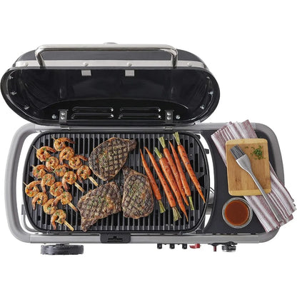 Portable Gas Grill in Black