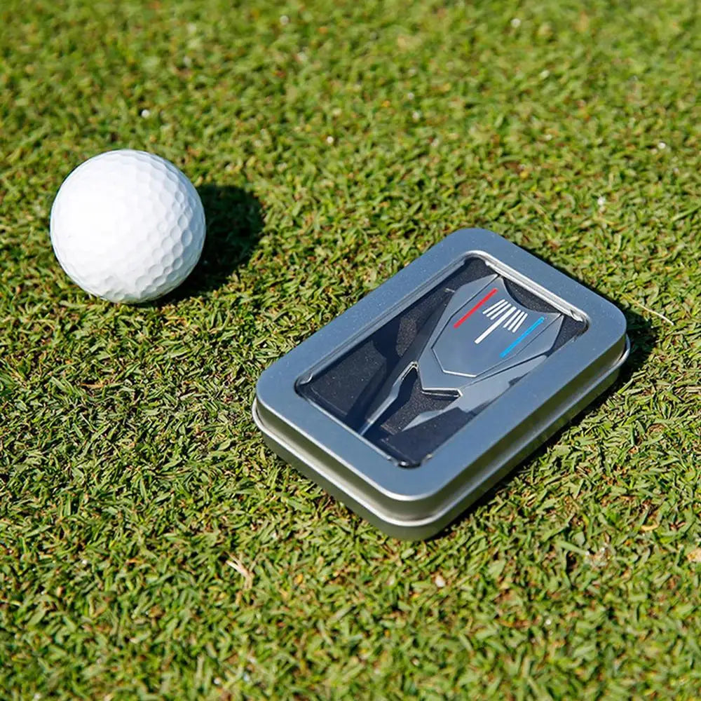 Golf Tool Divot Ball Retriever Tool Golf Alloy Golf Ball Line Marker Tool Multifunctional