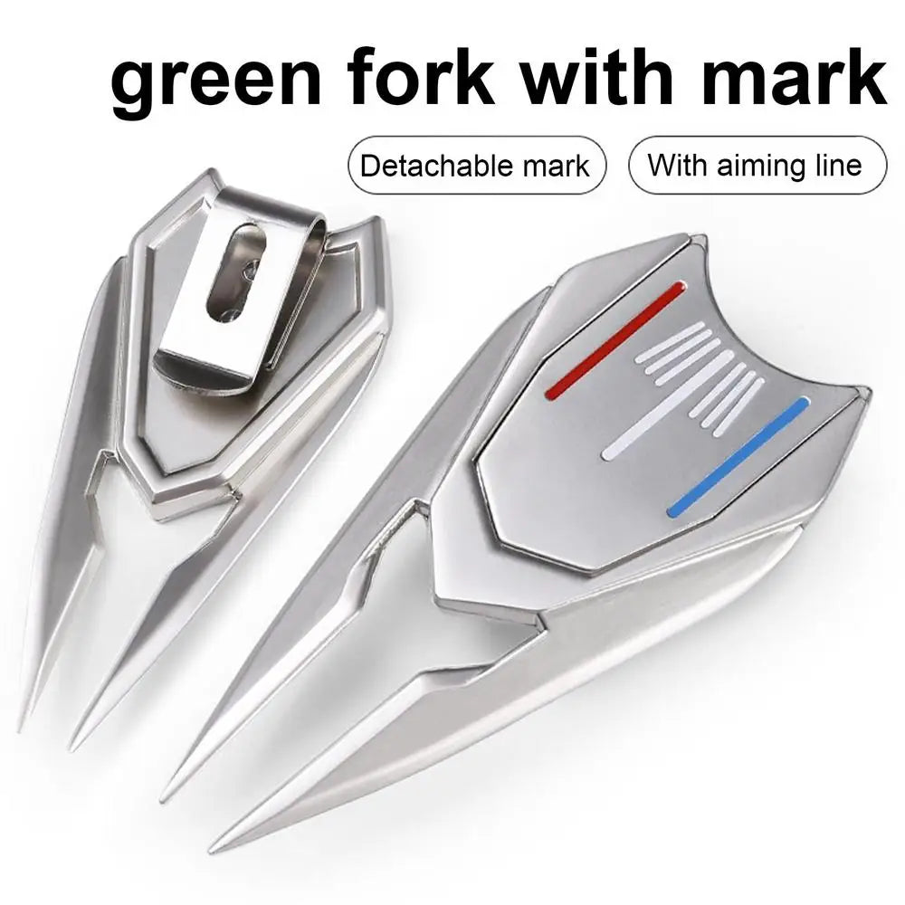 Golf Tool Divot Ball Retriever Tool Golf Alloy Golf Ball Line Marker Tool Multifunctional