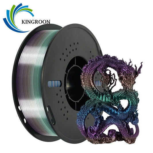 Rainbow Silk PLA Filament 1.75mm 1KG Multicolor  Materials Color  Smooth Silky