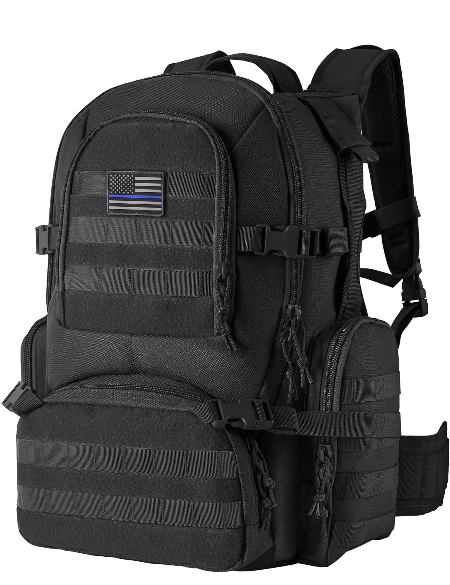 50L Tactical Backpack Military Style Camping Hiking Rucksack With Molle System
