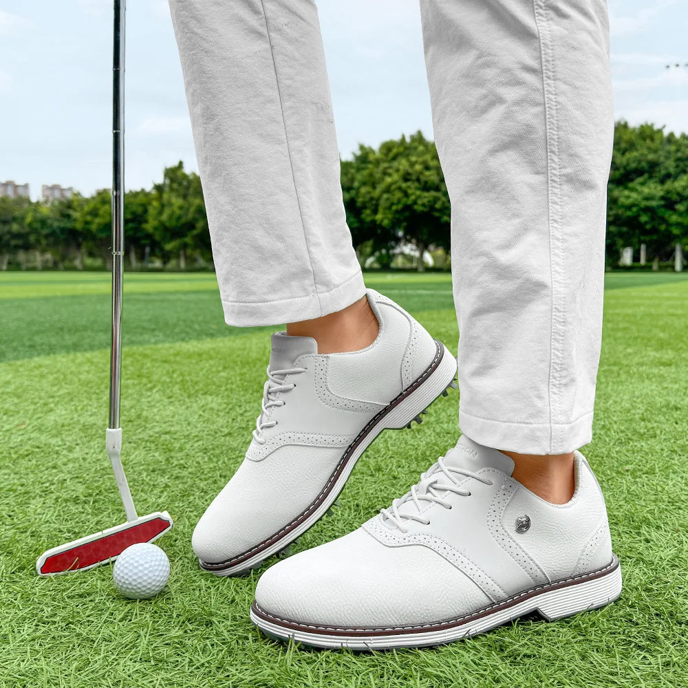 New Spikes Golf Shoes Men Size 7-14 Golf Sneakers Walking Footwears for Golfers