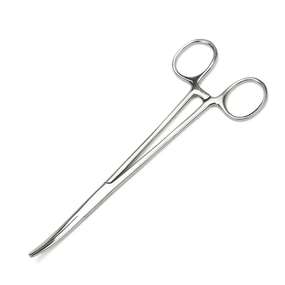 Fishing  F04 Hirisi Stainless Steel Hook Remover Curved Tip Pliers, fly tying
