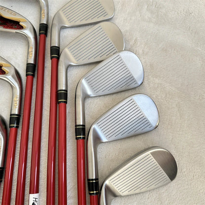 Men's 5-star Full set Golf Clubs Golf Irons 4-11AS(10pcs) R/S/SR Flex Steel/Graphite Shafts with Headcover