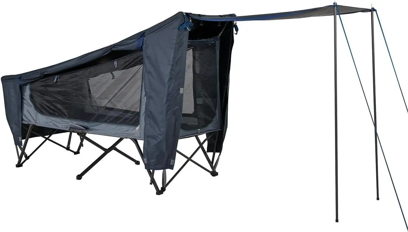 W- Camping Tent Cot, 1 Person, 1 Minute Easy Setup