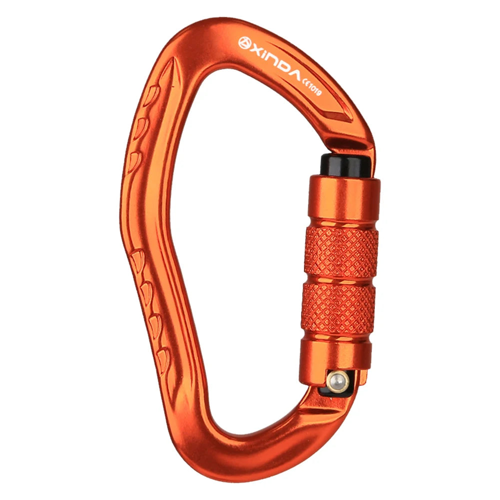 Carabiner Clip Aluminum Alloy Heavy Duty Carabiners Screw Lock