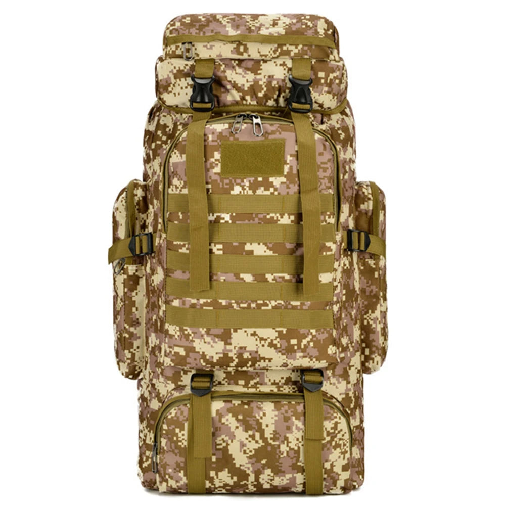 80L Tactical Backpack Outdoor Military Rucksacks