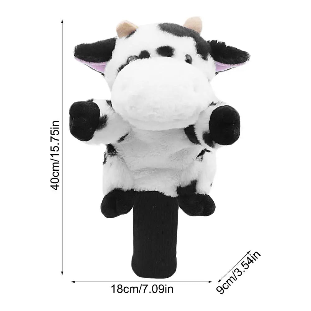 Golf Head Covers Plush Driver Cover Golf Heads Cartoon Stuffed Animal Putter Headcover