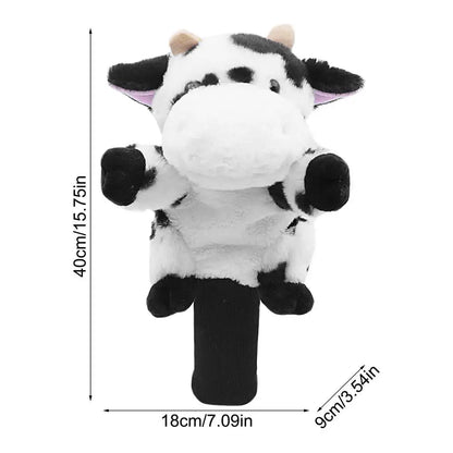 Golf Head Covers Plush Driver Cover Golf Heads Cartoon Stuffed Animal Putter Headcover