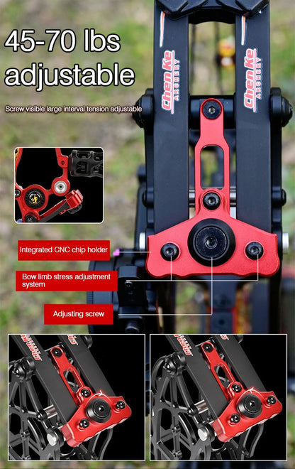 Compound Bow Pulley Bow, Steel Ball and Arrow Dual-purpose Adult Bow High Precision Shooting