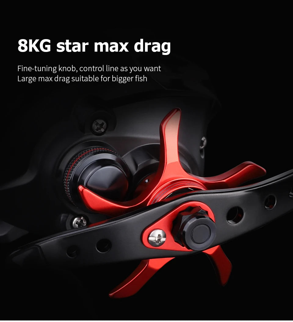 Baitcasting Reel BS2000 8.1:1 High Speed Spare Spool