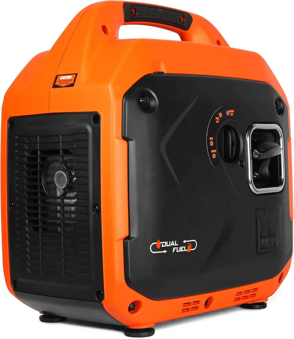 3600W Dual Fuel Portable Inverter Generator with CO Sensor, Quiet & RV Ready for Electronics