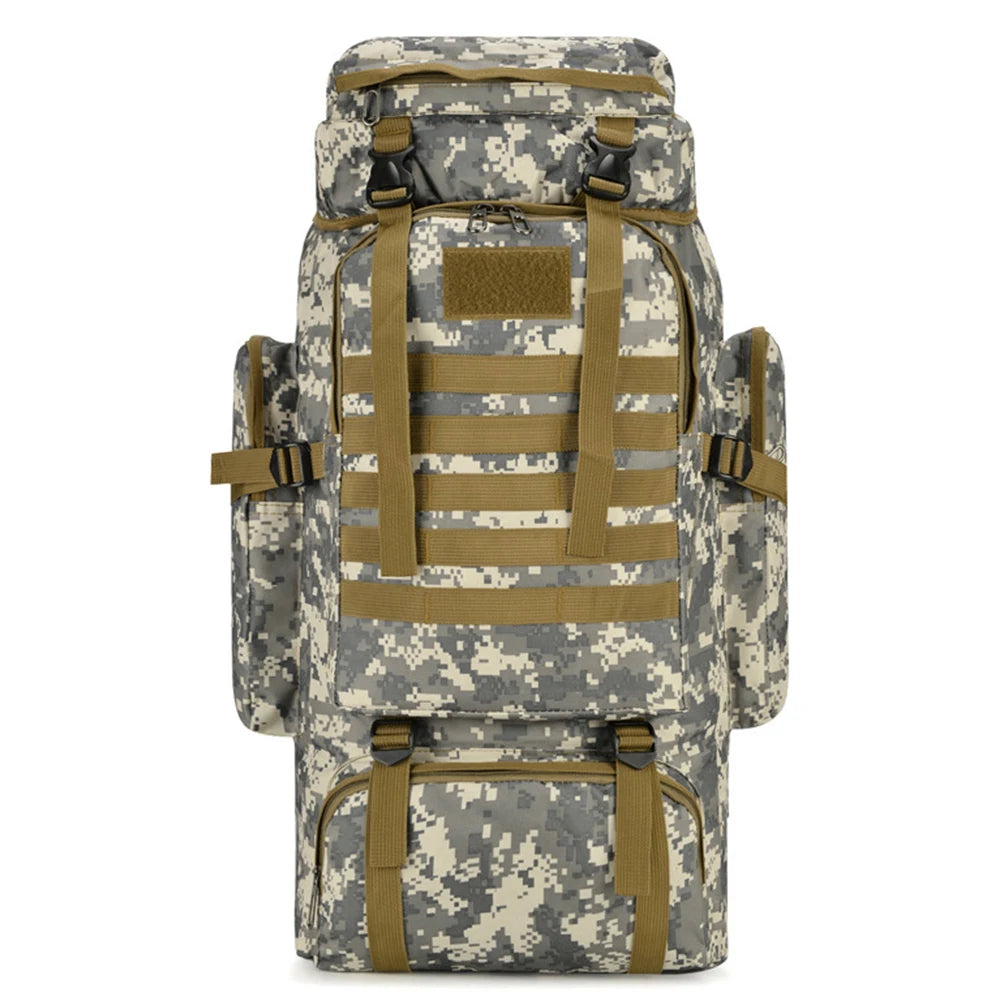 80L Tactical Backpack Outdoor Military Rucksacks