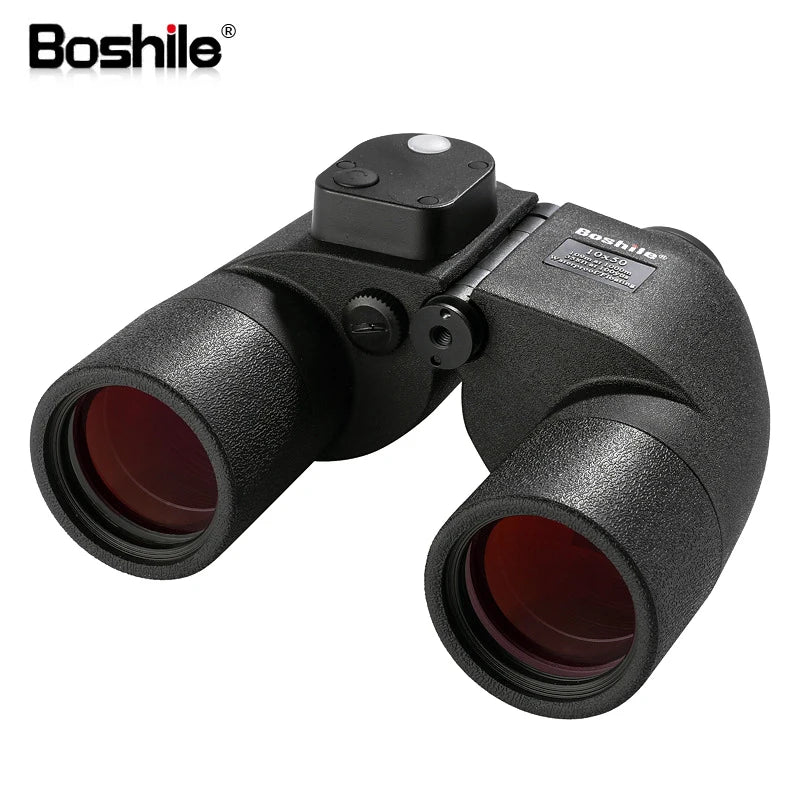 Nautical Binoculars  10x50 Rangefinder Compass Telescope High Powered Nitrogen Waterproof