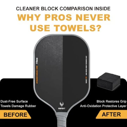 Pickleball Paddles Set of 2/4, USAPA Approved Carbon Fiber Surface Pickle Ball Set - 14mm PP Honeycomb Core of Lightweight Pick