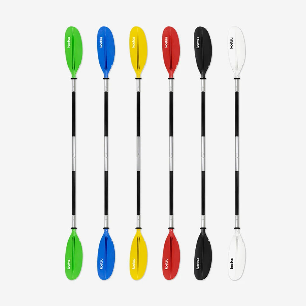 4-Piece Two Way Paddle Adjustable Floating Kayak Paddle Aluminium Alloy Stand Up Paddleboard Paddles