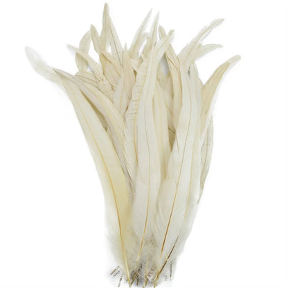 100pcs 25-40cm Wholesale Rooster Feathers Wedding Crafts DIY Natural Feather