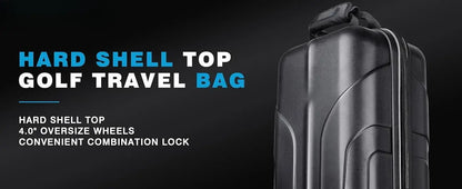 Professional Golf Travel Bags for Airlines with Password Lock - Hard Case