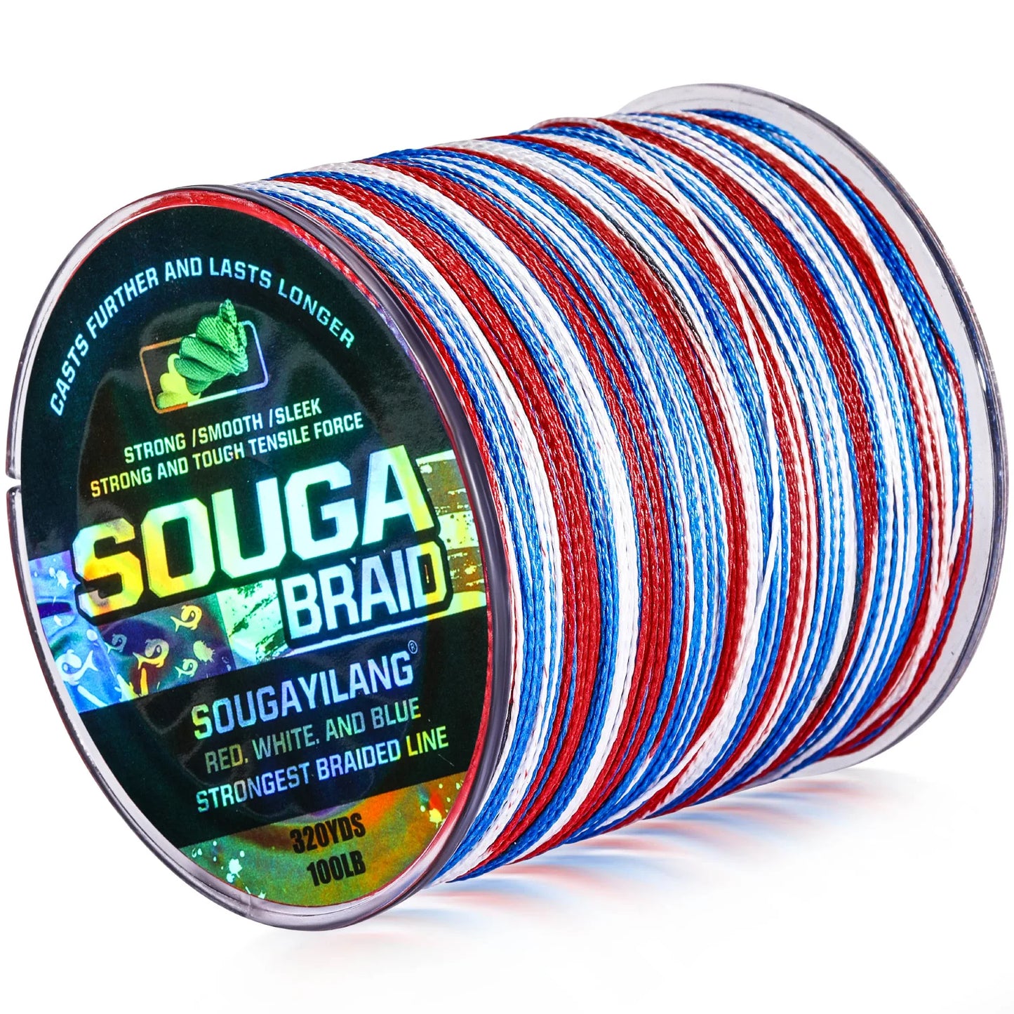 4 Strand Braided Fishing Line 300M Multifilament  Braided Wire Fishing