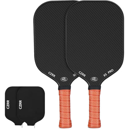 Pickleball Paddle, USA Pickleball Approved, 3K  Carbon Fiber Surface (CFS) High Grit & Spin, with 16MM Polypropylene