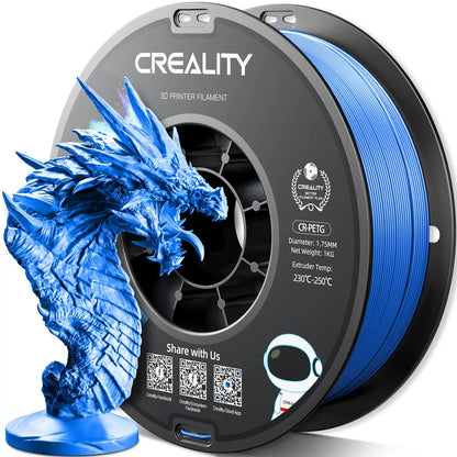 CREALITY PETG Filament 1.75mm 3D Printer Filament 1kg  Neatly Wound Spool