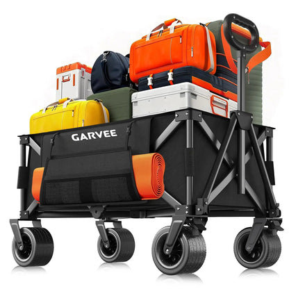 Camping Trolley Heavy Duty Portable Collapsible Festival Cart with All Terrain Wheels