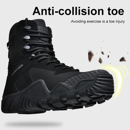 Men's waterproof hiking boots, lightweight outdoor boots,