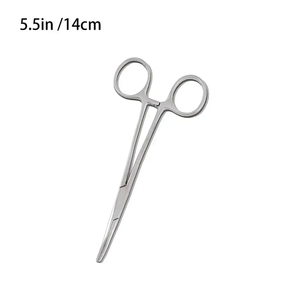 Fishing  F04 Hirisi Stainless Steel Hook Remover Curved Tip Pliers, fly tying