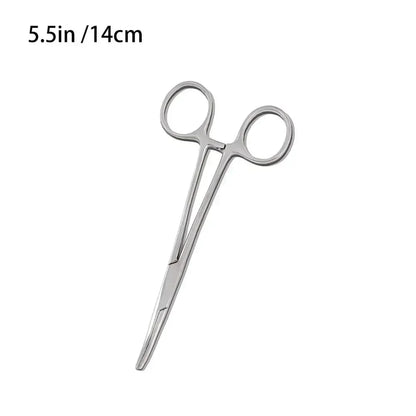 Fishing  F04 Hirisi Stainless Steel Hook Remover Curved Tip Pliers, fly tying