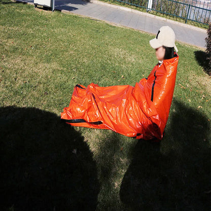 2-6PCS Portable Waterproof Emergency Survival Sleeping Bag Hiking Camping Gear Thermal Sack