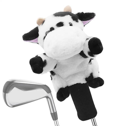 Golf Head Covers Plush Driver Cover Golf Heads Cartoon Stuffed Animal Putter Headcover