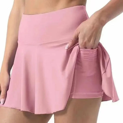 Summer Women Pleated Skirt Golf High Waisted Quick Dry Athletic