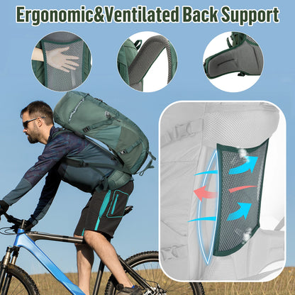 Night Cat 30L Hiking Backpack- Internal Frame; Men&Women Ultralight