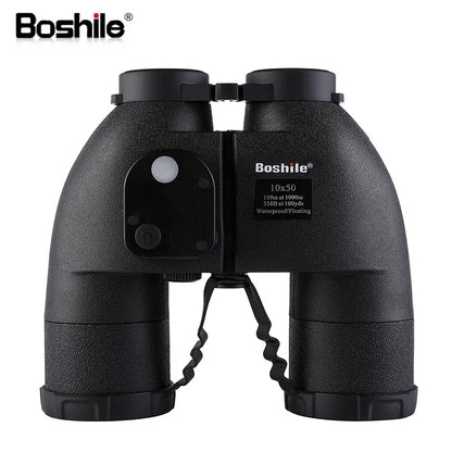 Nautical Binoculars  10x50 Rangefinder Compass Telescope High Powered Nitrogen Waterproof