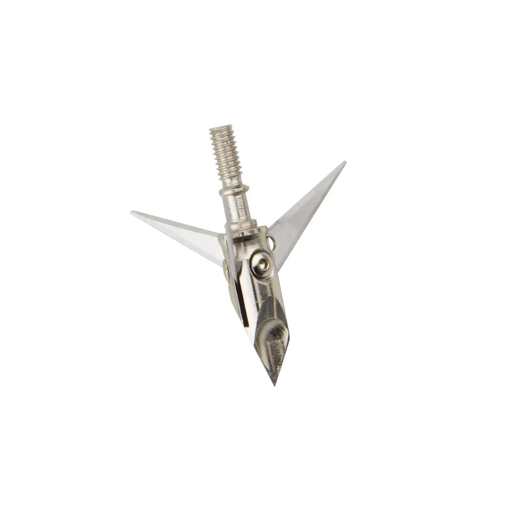 Stainless Steel Broadheads 12pcs 3 Blades 100 Grain Screw-in Arrow Tips