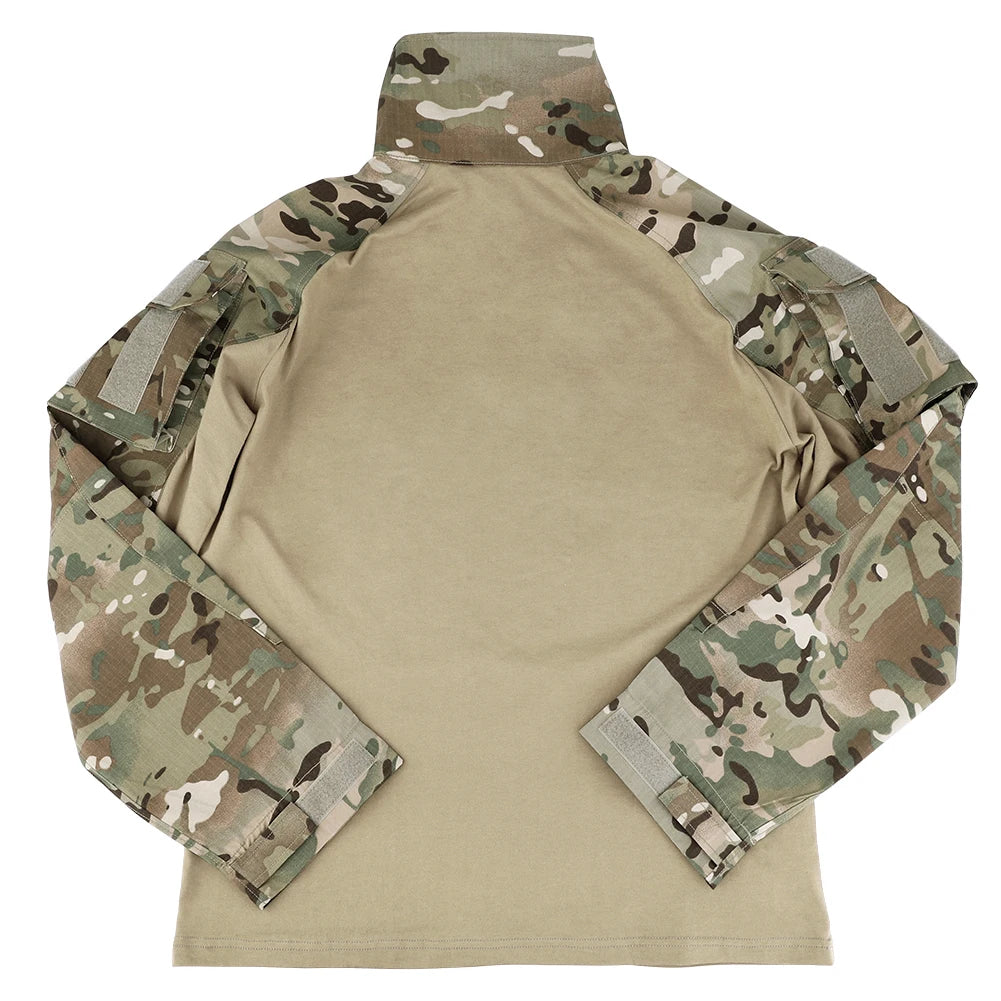 Shirt with Elbow Pads For Hunting  Tops  Tiger Stripes Shirts