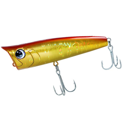 Floating Fishing Lure with Hook Topwater Bubble Baits 3D Eyes Minnow Popper Crank Baits