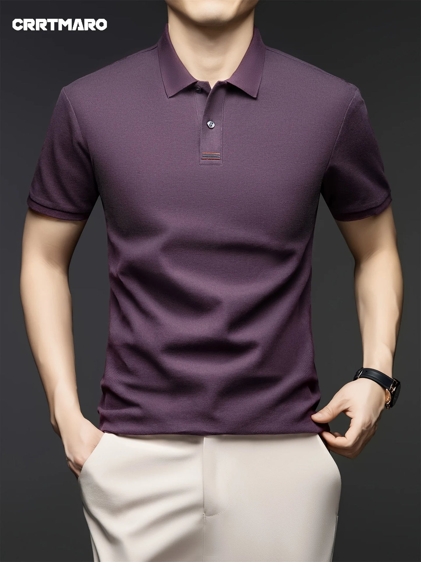 1 piece of high-quality cotton polo shirt  sweat wicki