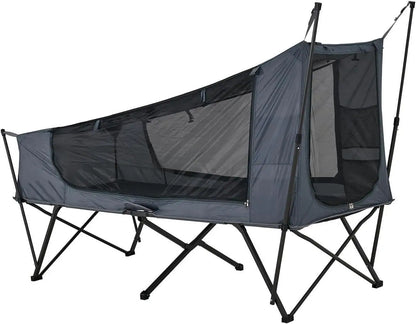 W- Camping Tent Cot, 1 Person, 1 Minute Easy Setup