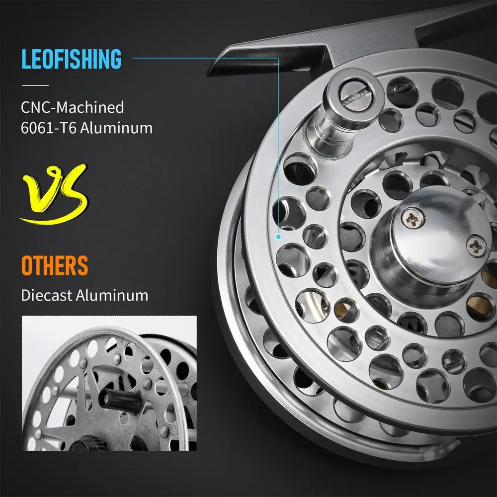Fly Fishing Reel Saltwater Fishing Reel Fishing Gear Aluminum Alloy Reel For Freshwater Lake Stream Pond Fishing Fly Fishing