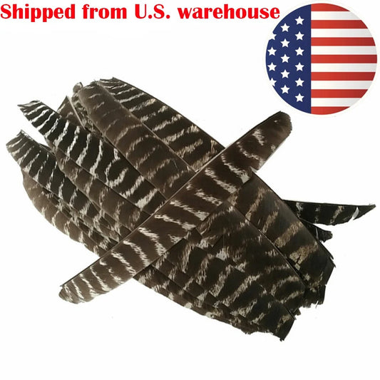 Archery Turkey Feather Fletches 50 Pieces Real Natural Turkey Vanes